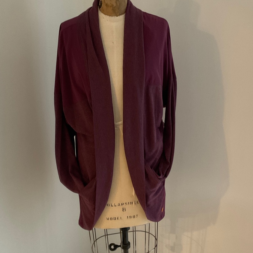 Lucy open front cardigan with two pockets